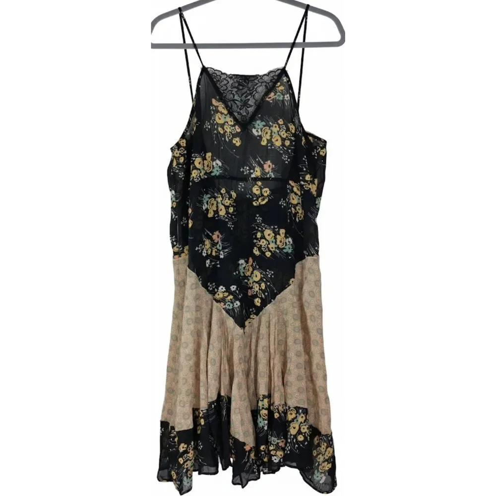 Free People intimately womens small sleep wear dress whimsigoth boho
